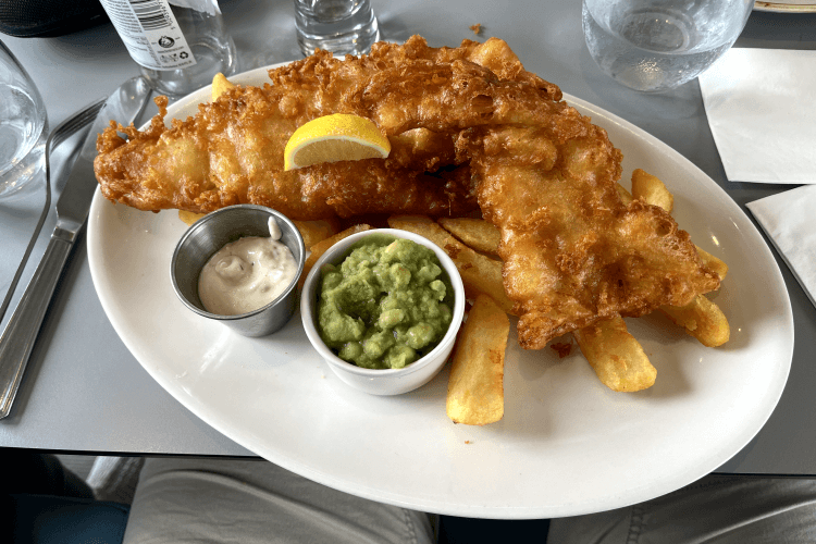 Fish and Chips at The Jolly Sailor